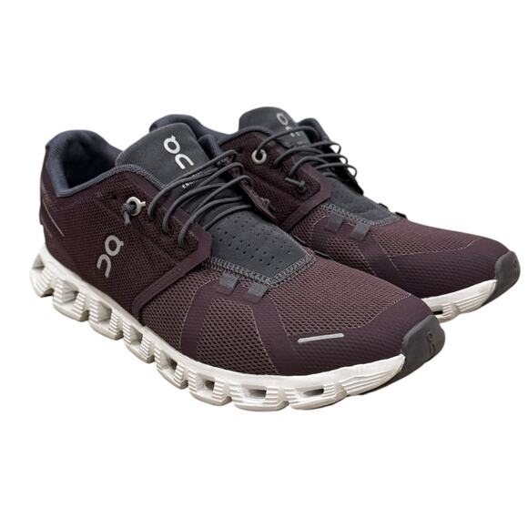 On Running Cloud 5 Sneakers In Mulberry/Eclipse - Picture 5 of 10